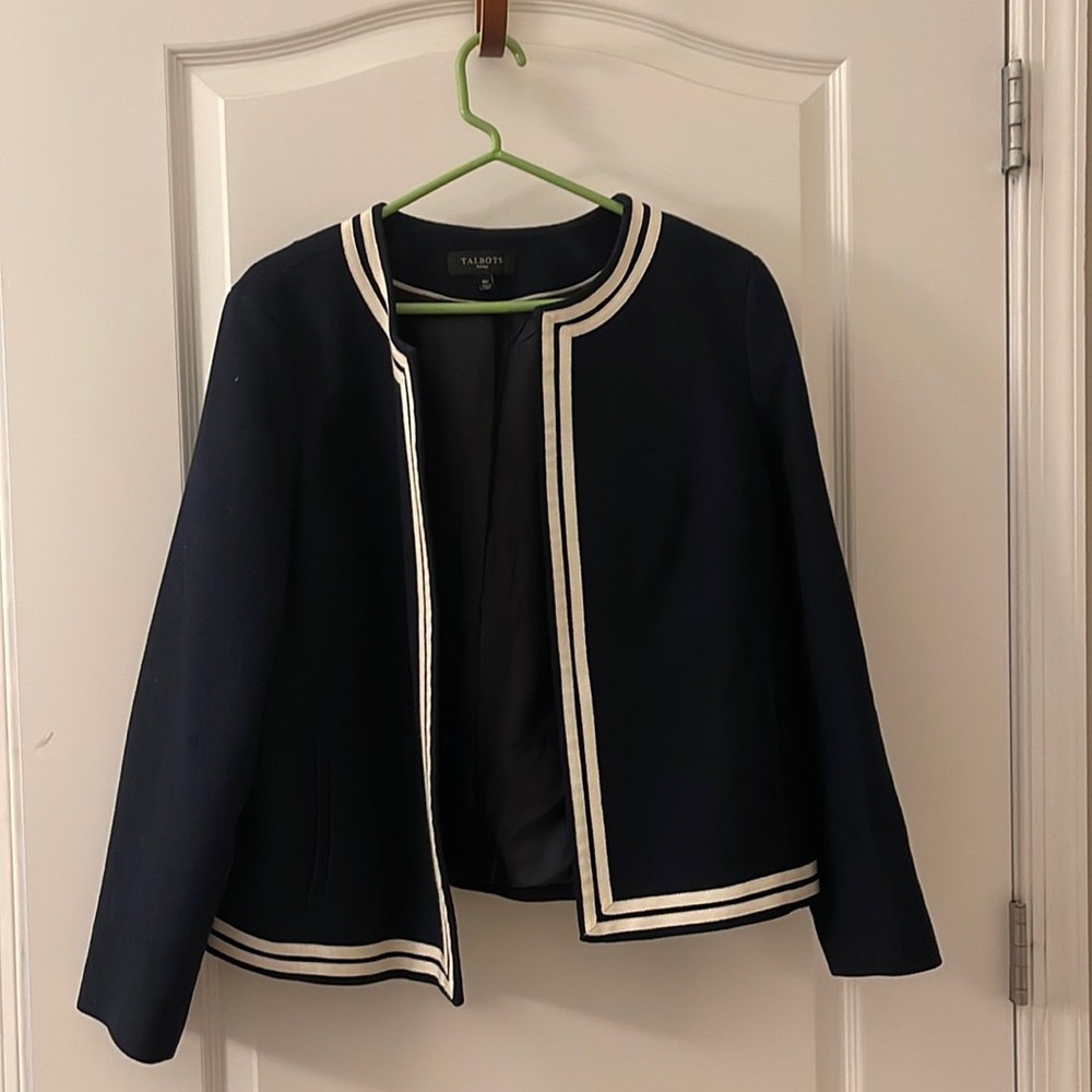 Navy blue Talbots blazer